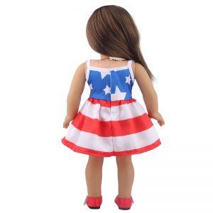 18 inch doll clothes Stars and Stripes: American Flag Skirt CL-0304插图4