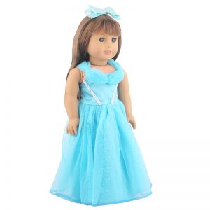 18 inch doll clothes Emerald Fantasy: Exclusively Tailored Fresh Green Wedding Gown for 18-Inch Dolls  CL-0313插图3