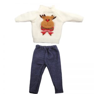 18 inch doll clothes Christmas Joy: Toy Christmas, Doll’s Warm Knitted Sweater, A Child’s Christmas Gift CL-0330插图