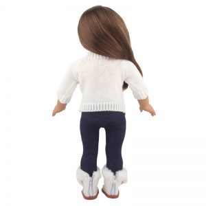 18 inch doll clothes Christmas Joy: Toy Christmas, Doll’s Warm Knitted Sweater, A Child’s Christmas Gift CL-0330插图3