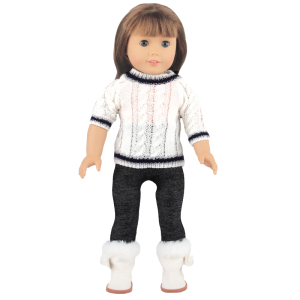 18 inch doll clothes Merry Christmas Joy Festive Atmosphere Doll Knitted Christmas Pattern Sweater  Seasonal Selection CL-0331插图1