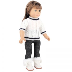18 inch doll clothes Merry Christmas Joy Festive Atmosphere Doll Knitted Christmas Pattern Sweater  Seasonal Selection CL-0331插图2