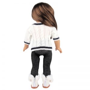 18 inch doll clothes Merry Christmas Joy Festive Atmosphere Doll Knitted Christmas Pattern Sweater  Seasonal Selection CL-0331插图3