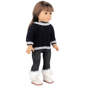 18 inch doll clothes Merry Christmas Joy Festive Atmosphere Doll Knitted Christmas Pattern CL-0331插图3