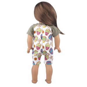 18 inch doll clothes Colorful Dream: Creative Easter Egg Pajamas, A New Trend in Home Fashion – Easter Gift CL-0336插图3