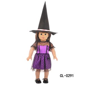 18 inch doll clothes Gorgeous Halloween doll costume CL-0291插图2