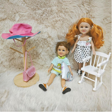 The making process of an 18-inch doll dress插图3