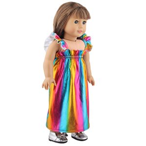 18 inch doll clothes Rainbow Baby: Colorful Doll’s Clothes CL-0351插图2