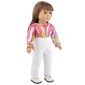 18 inch doll clothes Playful Little Elf: Short Doll Top, Full of Vitality Fashionable Summer CL-0352插图2