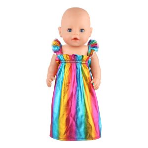 18 inch doll clothes Rainbow Baby: Colorful Doll’s Clothes CL-0351插图1