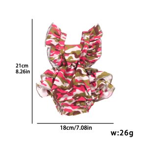 18 inch doll clothes Wild Charm: Camouflage Dress, Show Your Adventurous Spirit CL-0349插图1